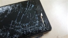 rozbitý telefon rozbitý telefon