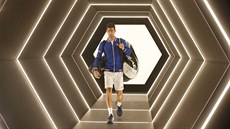 Novak Djokovi na turnaji v Paíi
