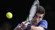 Novak Djokovi na turnaji v Paíi