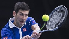 Novak Djokovi ve finále turnaje v Paíi