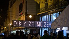 Z loňských oslav na Národní třídě Z loňských oslav na Národní třídě