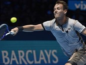 TOHLE VRTM. Tom Berdych na Turnaji mistr v Londn.