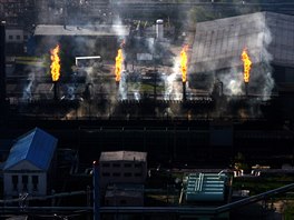 Ostrava - prmyslové msto (kvten 2005). "Ostravo Ostravo, erná hvzdo nad...