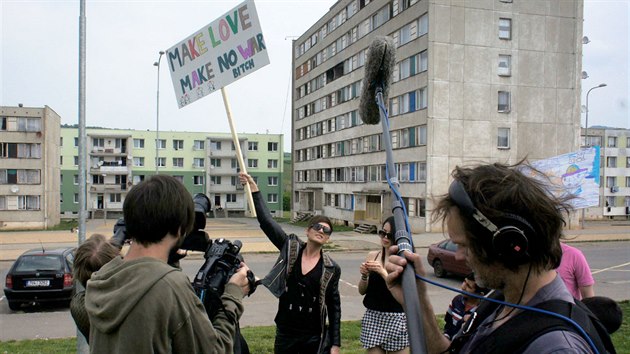 Hrdinov cyklu Zlat mlde na demonstraci