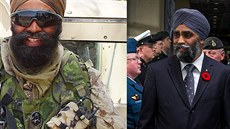 Harjit Singh Sajjan v boji a v úřadě Harjit Singh Sajjan v boji a v úřadě