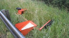 Po zloději přenosného semaforu pátrá policie. Po zloději přenosného semaforu pátrá policie.