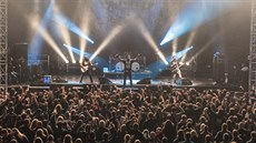 Koncert francouzské skupiny Dagoba ve zlínské hale Euronics.