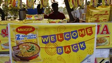 Nestlé začala nudle Maggi v Indii vyrábět a prodávat v roce 1983. Jejich podíl... Nestlé začala nudle Maggi v Indii vyrábět a prodávat v roce 1983. Jejich podíl...