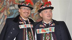 Michal Haek (vpravo) bude v íjnových volbách obhajovat pozici hejtmana...