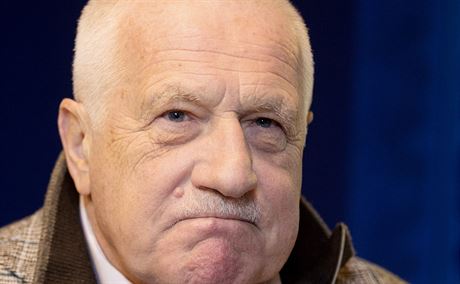 Bývalý prezident Václav Klaus pi rozhovoru pro tvrtení Kauzu dne Rádia...