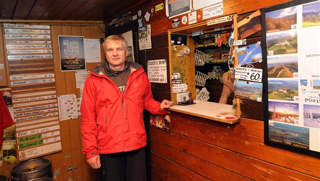 Lubomír Carbol v antánu jet ped jeho uzavením na Lysé hoe.