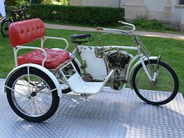 Laurin & Klement, motocykl Slavia typ CCD s boním vozíkem