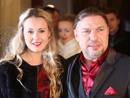 Petr Kolá s partnerkou na eském slavíku 2015