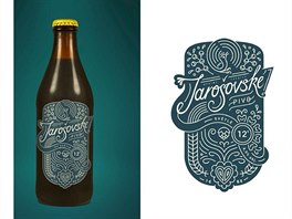 Plnovan podoba etiket Jaroovskho pivovaru.