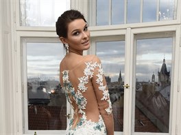 eská Miss 2015 Nikol vantnerová v atech na Miss Universe