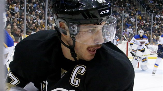 Sidney Crosby v dresu Pittsburgh Penguins