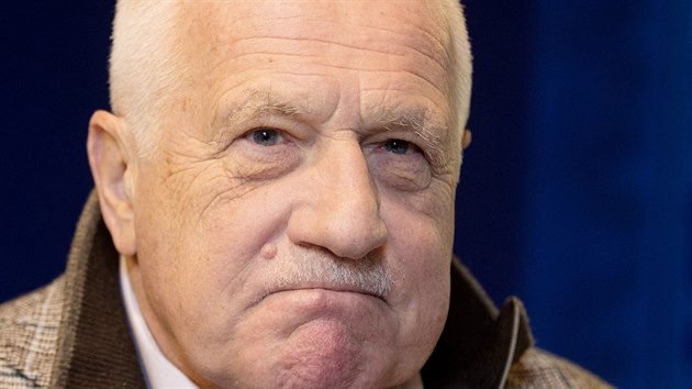 Bývalý prezident Václav Klaus pi rozhovoru pro tvrtení Kauzu dne Rádia...