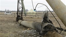 Sabotáž vysokého vedení odřízla Krym od proudu... Sabotáž vysokého vedení odřízla Krym od proudu...