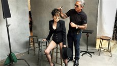 Do ateliéru pozvala Leibovitzová i hudebnici a výtvarnou umlkyni Yoko Ono.