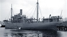 Americká lo USS Muskeget byla potopena 9. záí 1942 východn od kanadského...