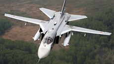 Bojový letoun Su-24 ruského letectva