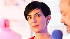 Pražská poslankyně Markéta Adamová na volebním sněmu TOP 09 Pražská poslankyně Markéta Adamová na volebním sněmu TOP 09