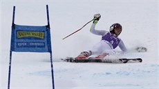 PÁD PED CÍLEM. Amerianka Mikaela Shiffrinová nezvládla závr druhého kola...