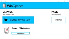 WinOpener umí otevít bné typy komprimovaných archív.