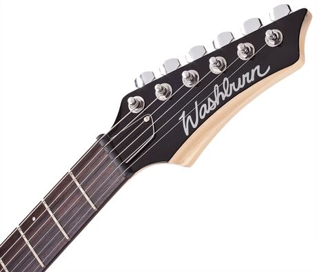 Detail elektrick kytary WASHBURN RX22 FBLB, kter je cenou pro autora...