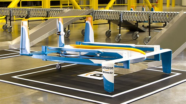 Amazon pedstavil dron Prime Air pro doruovn svch zsilek.