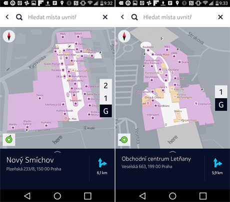 Mapy obchodnch center naleznete i v mapov/navigan aplikaci HERE. Na rozdl...
