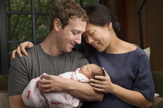 Manelé Zuckerbergovi s dcerou Max.