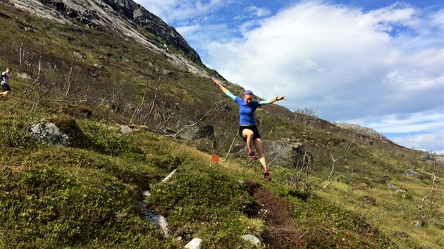 Radost z pohybu Zuzany Urbancové pi píprav na závod Troms&#248;SkyRace,...