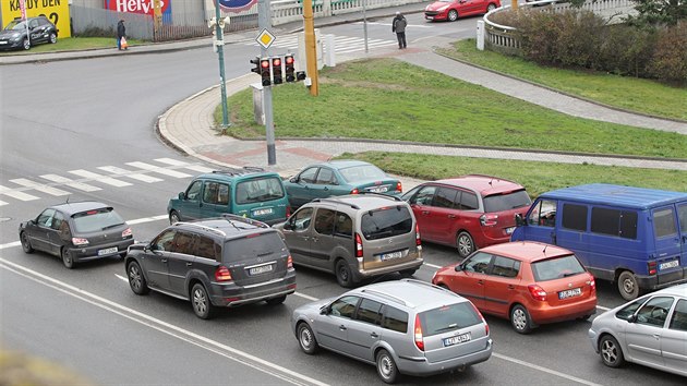 Kiovatka u jihlavskho City Parku. idii j asto projdj na ervenou. To by od pelomu ledna a nora mly ohldat kamery.