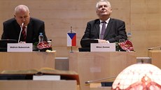 Prezident Milo Zeman zahájíl návtvu Ústeckého kraje setkáním s krajskými...