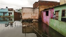 Záplavy v jihoindickém mst ennaí.