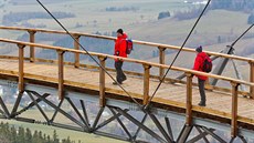 K nárstu potu turist a aut na Dolní Morav pispla i Stezka v oblacích, která byla otevena ped pldruhým rokem.   