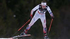Petra Nováková na trati skiatlonu v norském Lillehammeru.