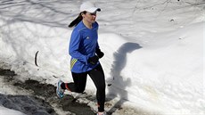 Becca Pizziová při tréninku Becca Pizziová při tréninku