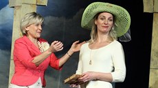 Záběr ze zkoušek hry Poslední aristokratka Záběr ze zkoušek hry Poslední aristokratka