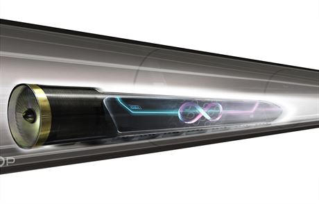 Maximální rychlost Hyperloopu by mohla dosahovat a 1200 km/h.