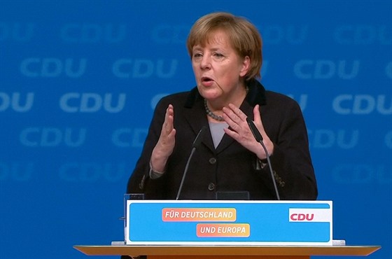 Nmecká kancléka a éfka CDU Angela Merkelová