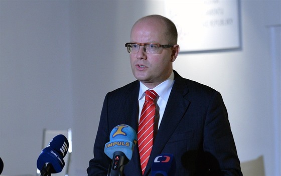 Premiér Bohuslav Sobotka