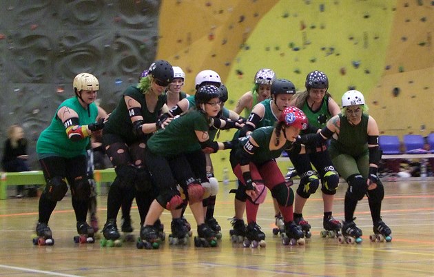 Zápas Roller Derby¨(ilustraní foto)