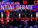 Republikántí kandidáti na pítího prezidenta Spojených stát na debat v Las...