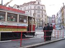 Olany: V Praze dnes jezdila tramvaj s Betlémským svtlem, skauti je rozdávali...