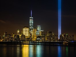 Umlecká instalace Tribute in Light je dnes u kadoroní pipomínkou útoku na...