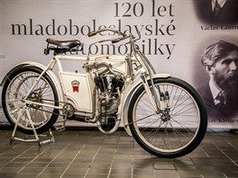 Dvouvlcov motocykl Laurin & Klement Slavia CCD