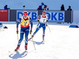 Gabriela Soukalov na trati sthacho zvodu en v Pokljuce, za n je Veronika...