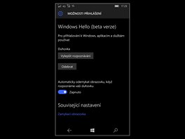 Displej smartphonu Microsoft Lumia 950